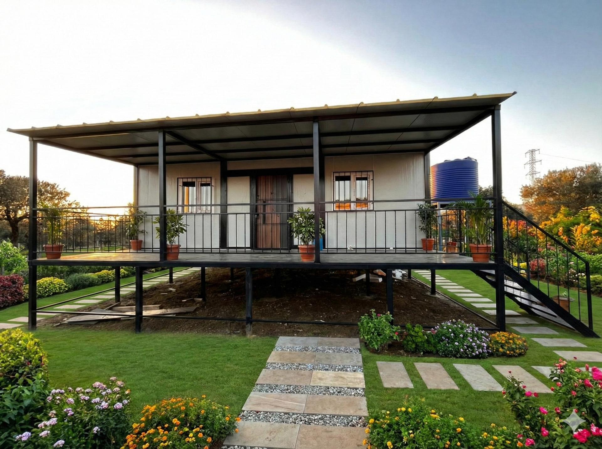 2+1 Düz Modül Ev — 68 m² modüler ev