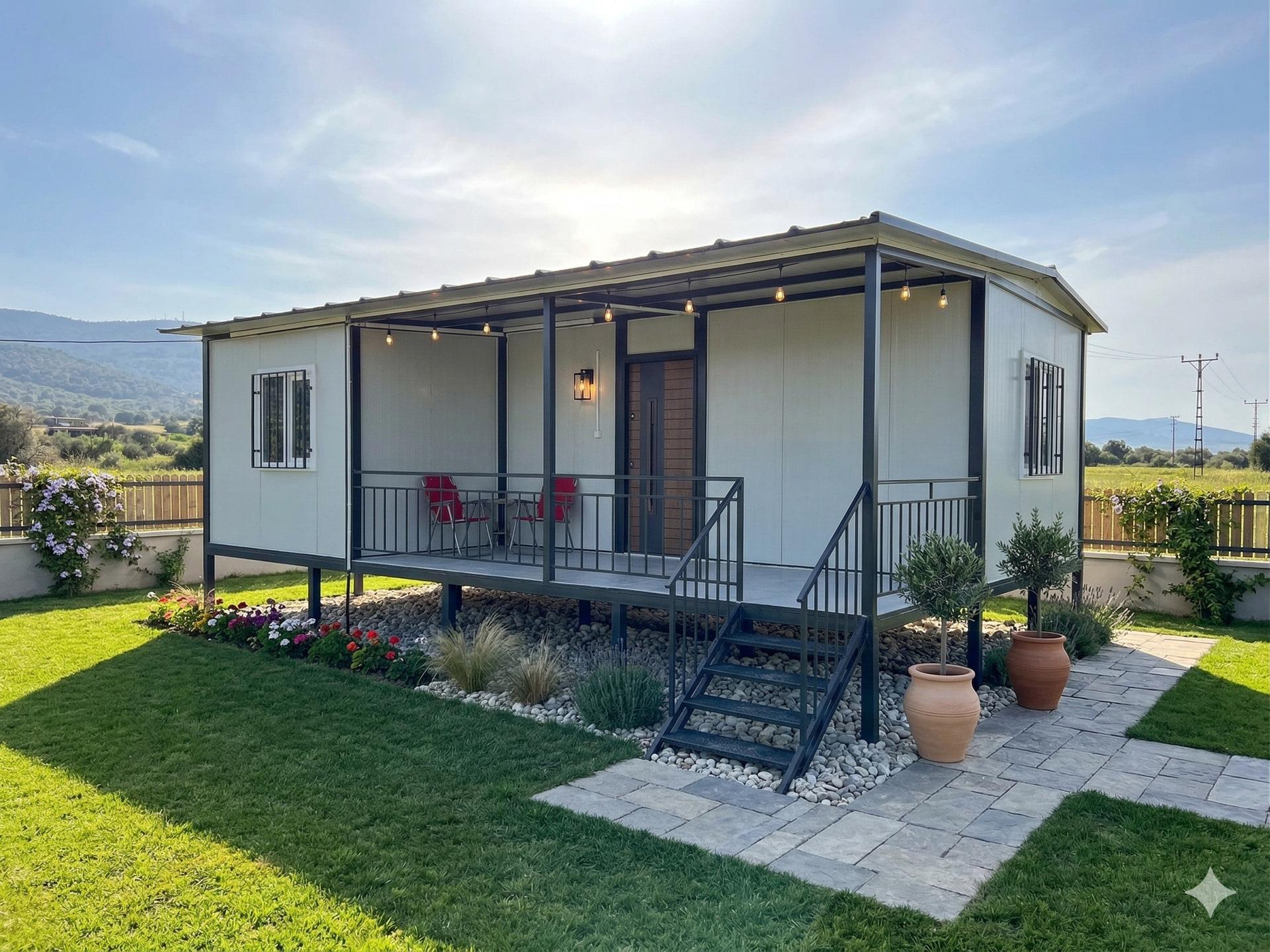 L Modül 1+1 Tek Katlı — 48 m² modüler ev